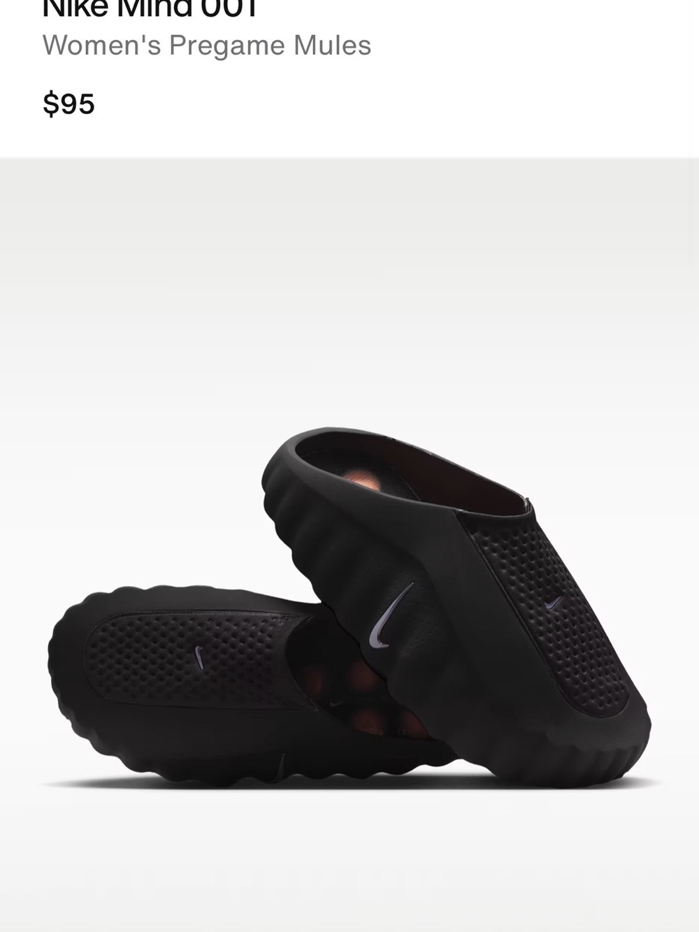 Nike Pregame Mule Sz 7